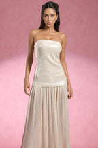 Eyola Sleeveless Sequin Maxi Dress