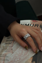 Manual Craft Exaggerated Titanium Steel Ring