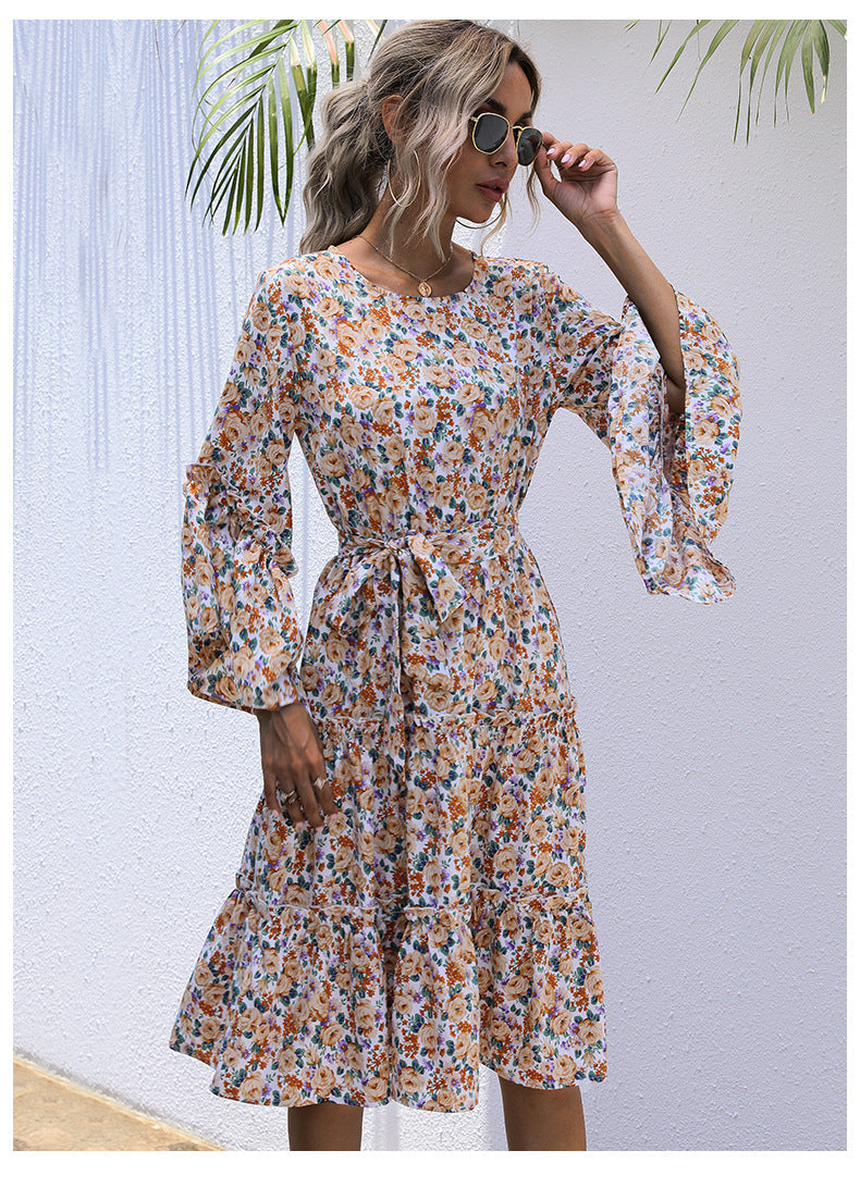 Hopyard Floral Smocked Babydoll Dress FINAL