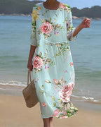 Julia Premium Floral Dress Wardrobe Essential