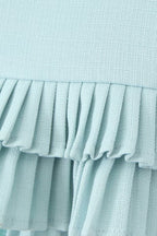 Low Waist Pleated Mini Skirt