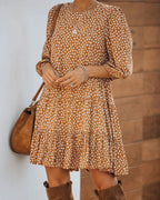 Bellini Floral Tiered Babydoll Dress
