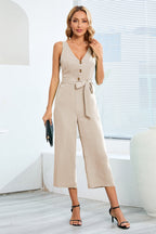 Knot-Tie W/ Cut-Out Back Jumpsuit