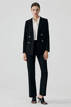 Elegant Black Office Career Chic Blazer