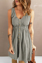 Fedora Button-down Dress for Women Vacation Beach Look