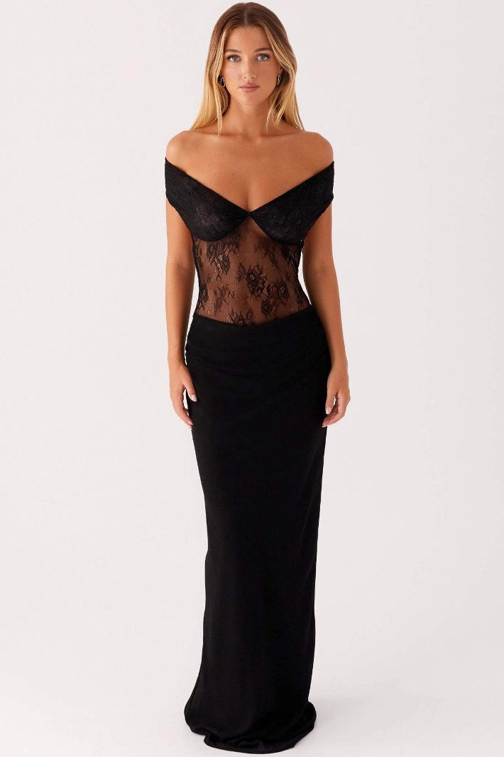 Sexy Mesh See Through V-Neck Backless Bodycon Dress