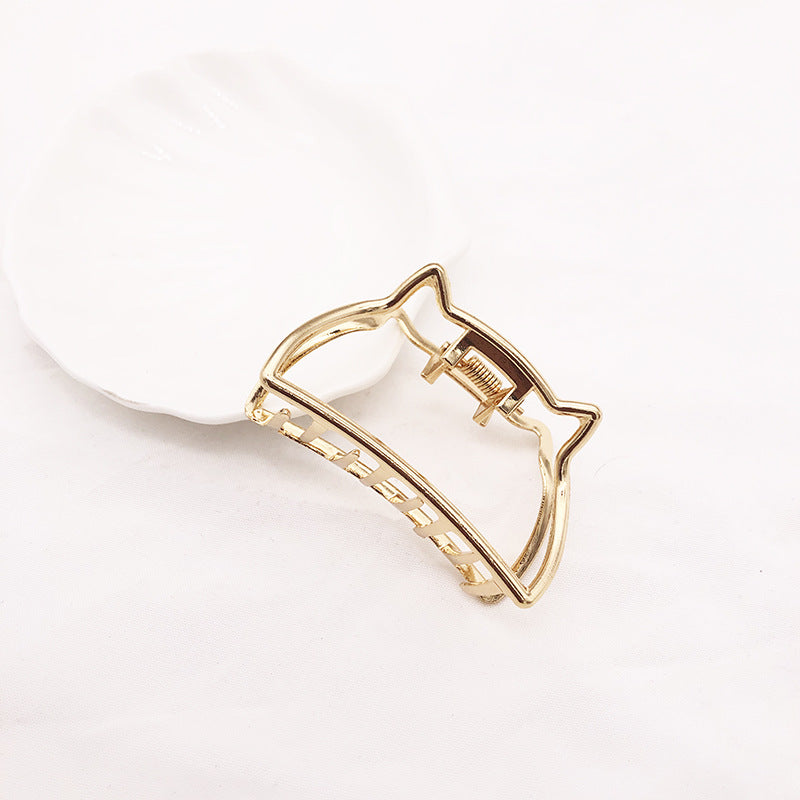 Animal Inspired Gold Metal Hair Claw