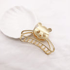 Animal Inspired Gold Metal Hair Claw
