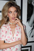 Mermaid Hem Chic Floral Dress