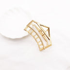 Animal Inspired Gold Metal Hair Claw