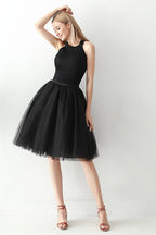 Adult High Waist Tulle Puff Mini Skirt