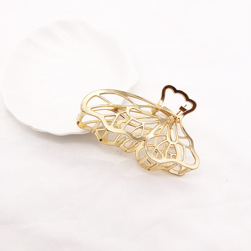 Animal Inspired Gold Metal Hair Claw