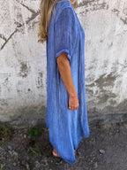 Inés Exclusive Loose V Neck Dress Premium Wardrobe Essential