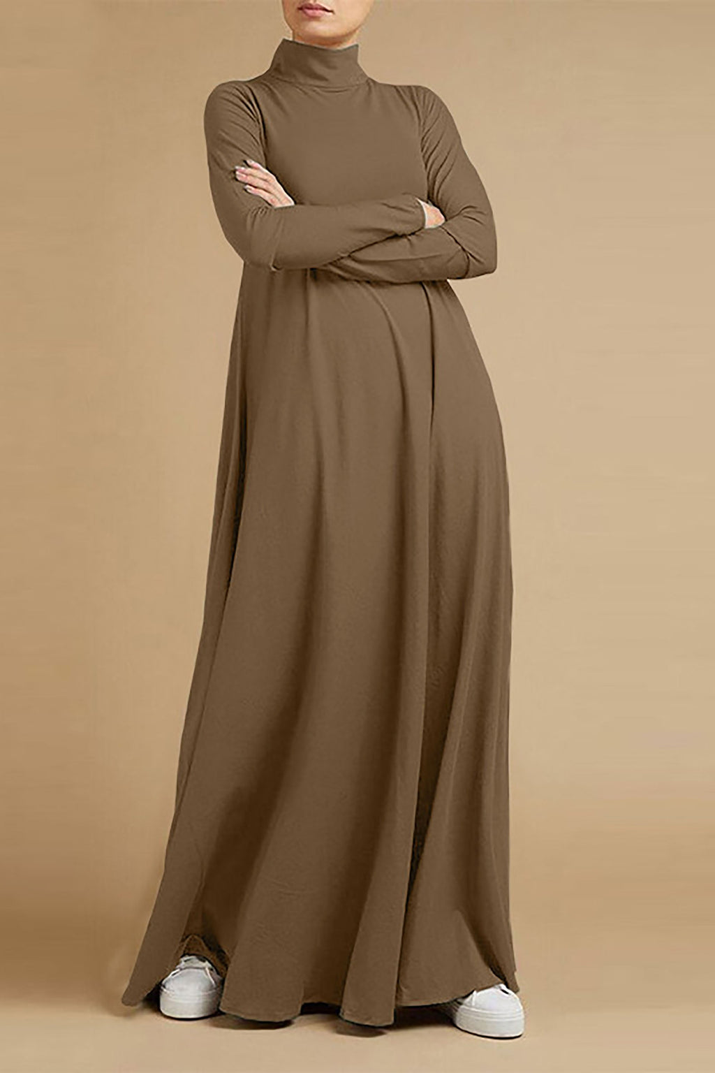 Noelia Premium Long Sleeve Cover Up Dress Designer Edit