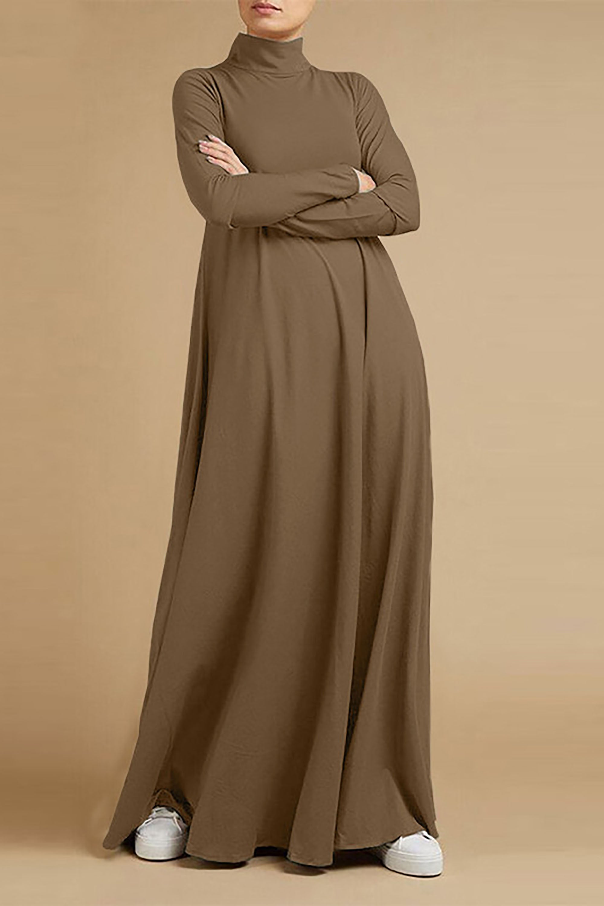 Noelia Premium Long Sleeve Cover Up Dress Designer Edit