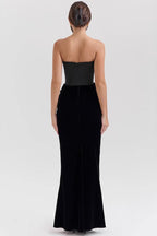Boned Strapless Mermaid Birthday Dress