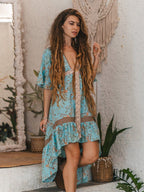 High-Low Midi Dress