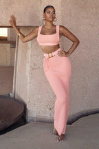 City Chic Belt Dress Set