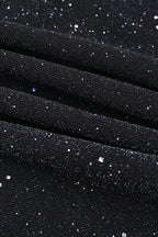 Sequin Off-Shoulder Fitted Party Dress