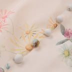 French Print Long-Sleeved Dress