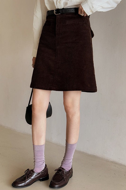 Vintage Cord Mini Skirt