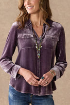 Juliana Velvet Shirt