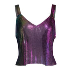 Elegance Gradient Metallic Cami Top