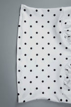 Sexy Polka Dot Cami Fitted Skirt Set