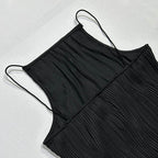 Sol Minimalist Shirt Dress with Water Wave Texture Premium Wardrobe Essential