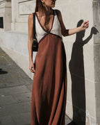 Maria Boutique Lightweight V Neck Maxi Dress Statement Occasion Edit