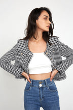 Dottie Black Button-Up Jacket