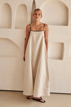 Samanta Minimalist Maxi Dress Chic Silhouette Collection
