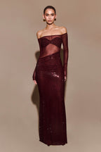 Nash Diamante Maxi Dress