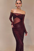 Nash Diamante Maxi Dress