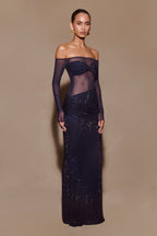Nash Diamante Maxi Dress