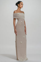 Quirina Orchid Knit Maxi Dress