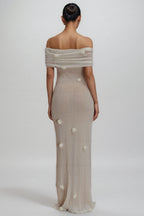 Quirina Orchid Knit Maxi Dress