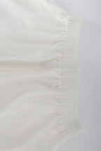 Satin Feel Frill Trim Cami Sleep Shorts Set
