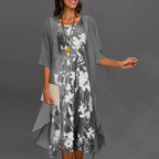 Trina Statement Evening Cardigan Dress for Women Premium Wardrobe Essential