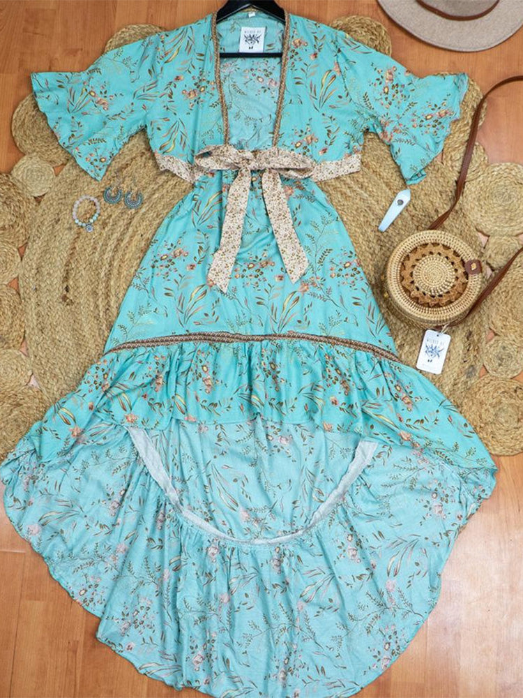 High-Low Midi Dress