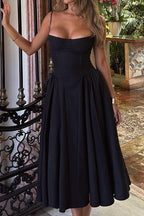 Distinctive Charm Sleeveless Midi Dress - 6 Colors
