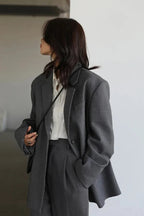 Loose Long Sleeve Office Blazer