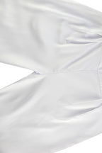 Satin Lapel Tie Front Top High Waist Pants Set