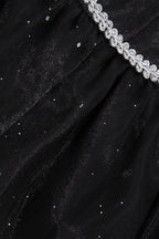 Strapless Corset Black Elegant Birthday Mini Dress