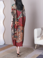 Tried So Hard V-neck Loose A-line Dress