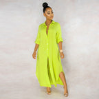 Silvia Exclusive Overshirt Dress Set Designer Edit
