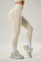High-Waisted Quick-Dry Sculpting Workout Leggings