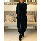 Galatea Chic Dress with Pockets Evening Wear Edit