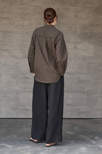 French Lazy Sheer Blouse