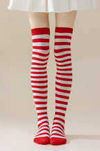 Striped Knee High Socks